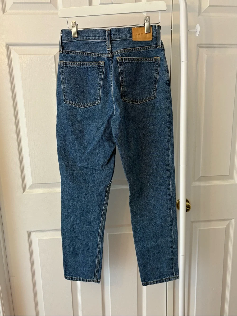 Everlane Highrise Blue The 90s Cheeky Jeans Size 25 Organic Cotton - Picture 13 of 13